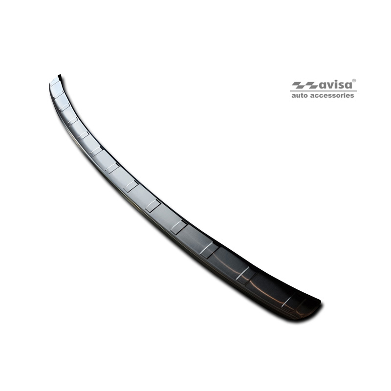 Black Stainless Steel Rear bumper protector  Ford Kuga III Titanium/Trend/Cool+Connect/Hybrid 2019-2024 & FL 2024- excl. ST-Line 'Ribs'