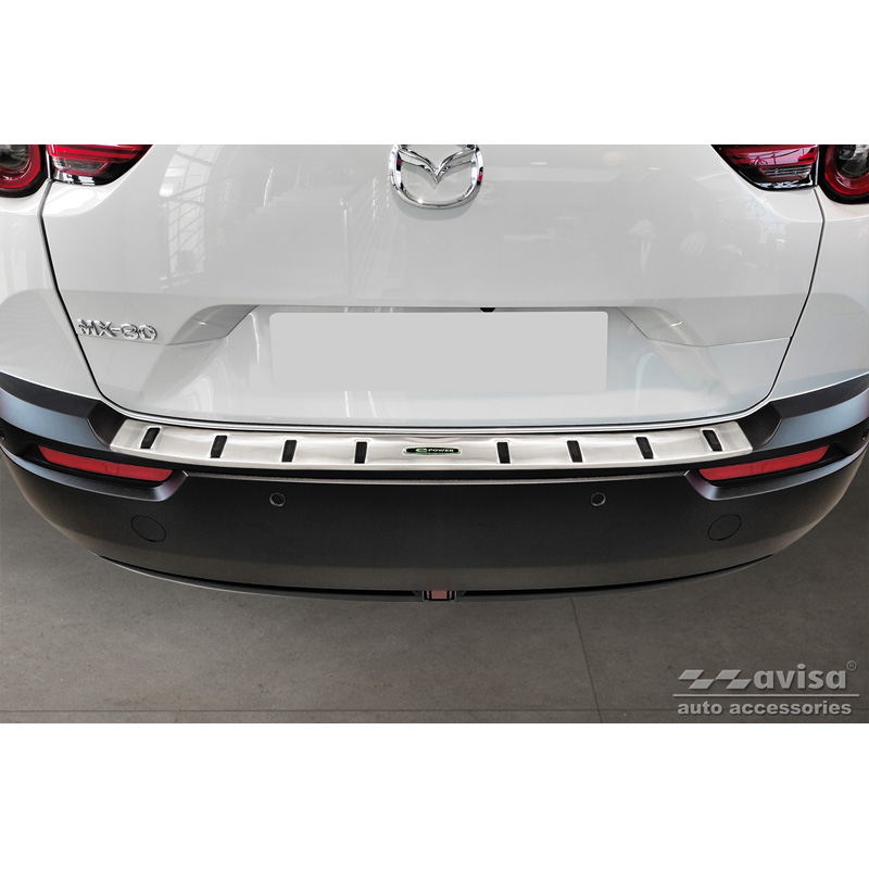 Stainless Steel Rear bumper protector  Mazda MX-30 2020- 'STRONG EDITION'