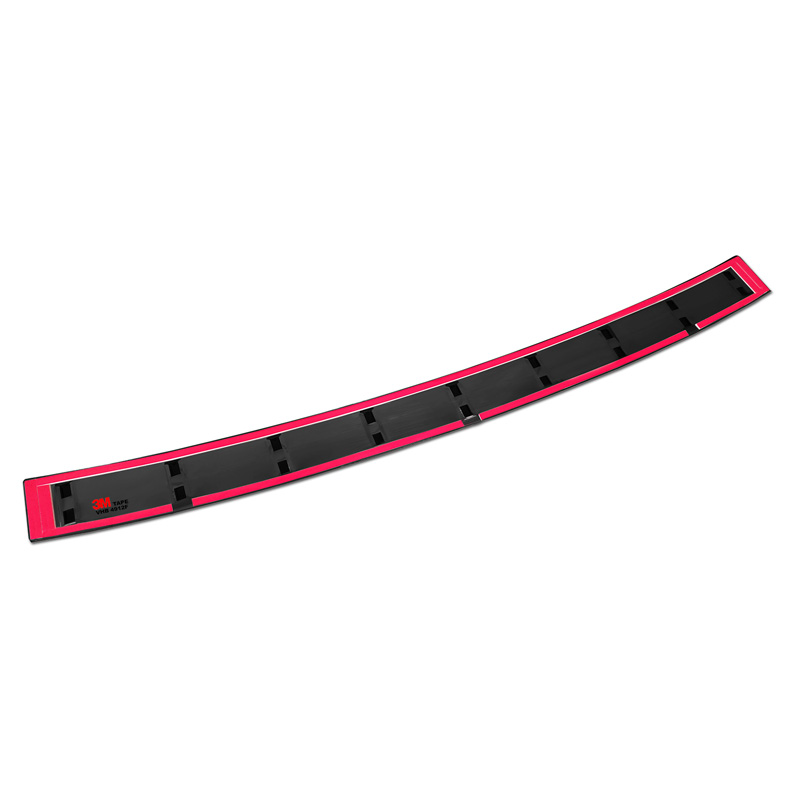 Black Stainless Steel Rear bumper protector  Skoda Superb III Combi 2015-2023 incl. Scout 'STRONG EDITION'