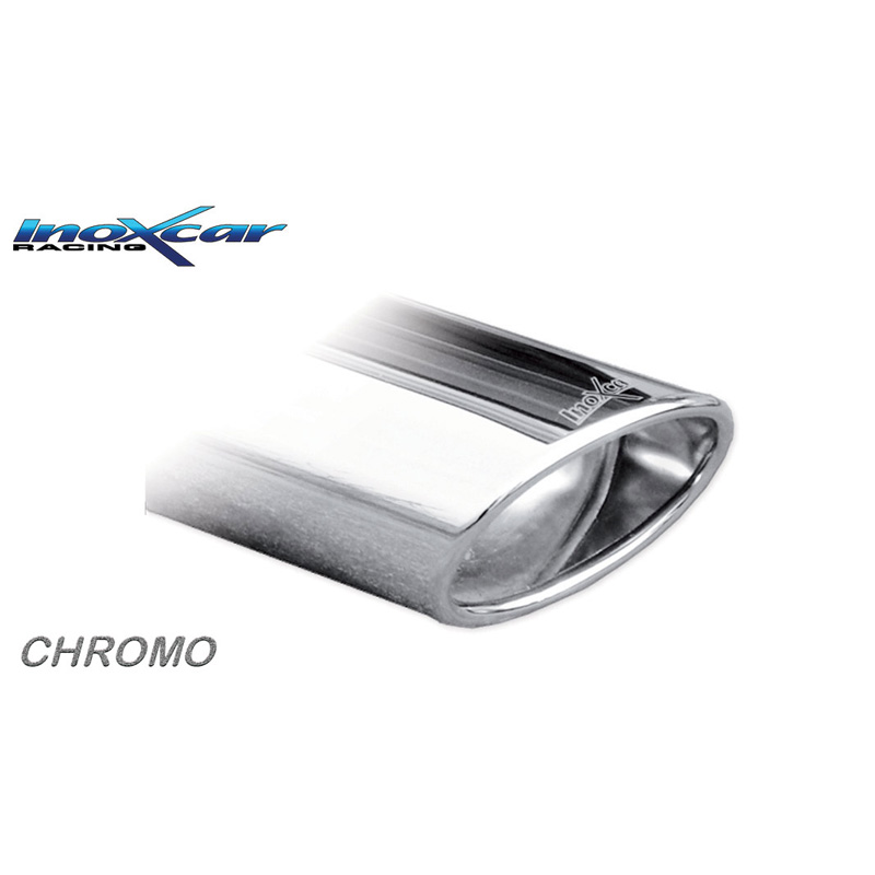 100% Inox Double sport exhaust  Mercedes A-Class W176 180 CDI 1.4 110hp 2012-2015 1x150x105mm Oblique