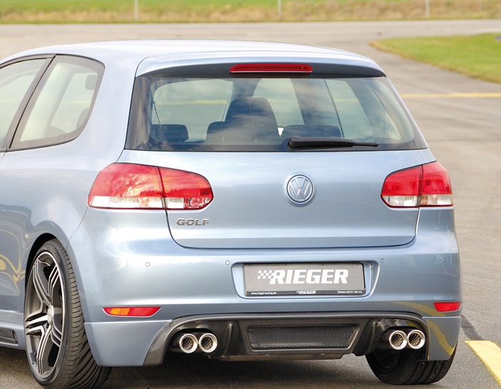 Reardiffusor VW Golf VI Rieger Carbon Duplex