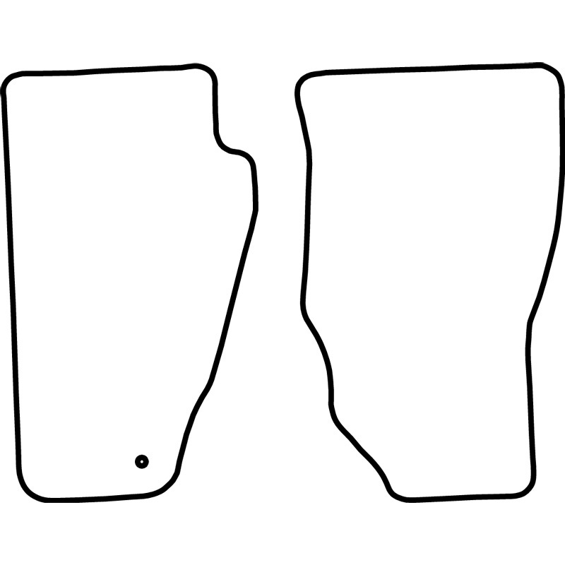 Set velour car mats  Dodge Nitro 2007- (only front)