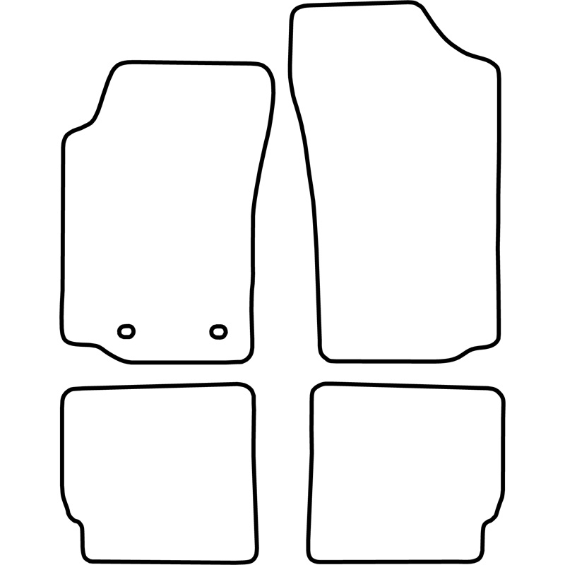 Set car mats  Peugeot 306 Convertible 1993-2003