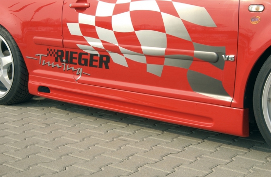 Sideskirts VW Bora Rieger with uitsnede