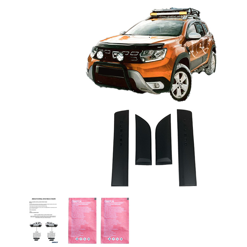 Body Cladding  Dacia Duster II 2018-2024 - Matt black