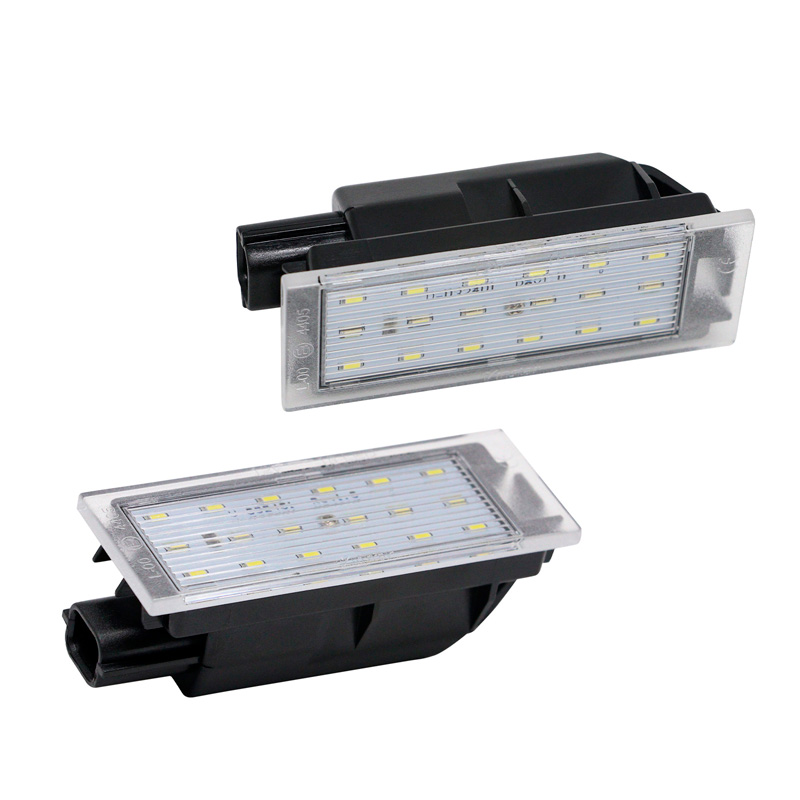 Set LED License Plate Lights  Smart ForTwo (453) 2014-