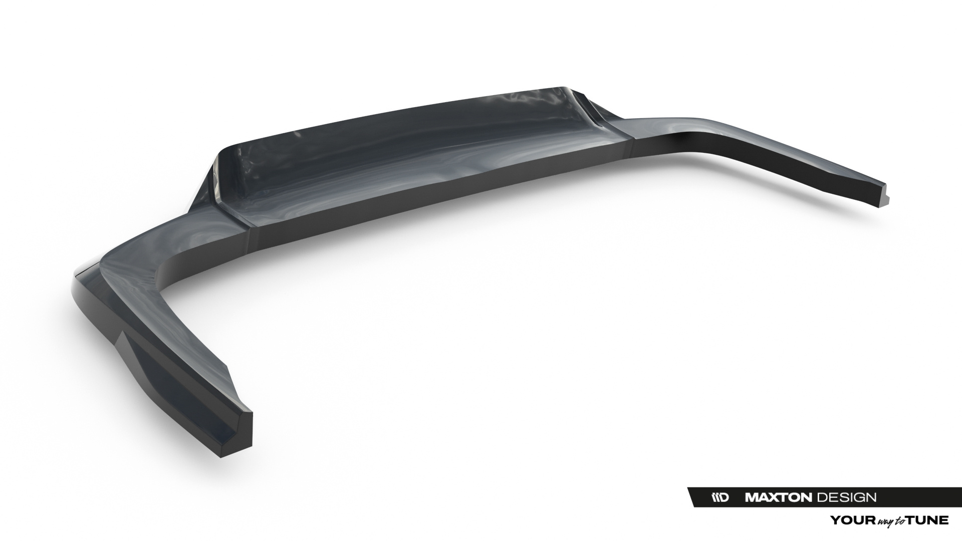 Rear Splitter Omoda 9 Mk1 with Vertical Bars Maxton Gloss Black