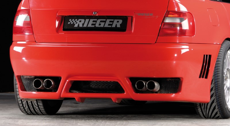 Rearbumper Audi A4 B5 met zijdelingse intakes met PDC niet voo