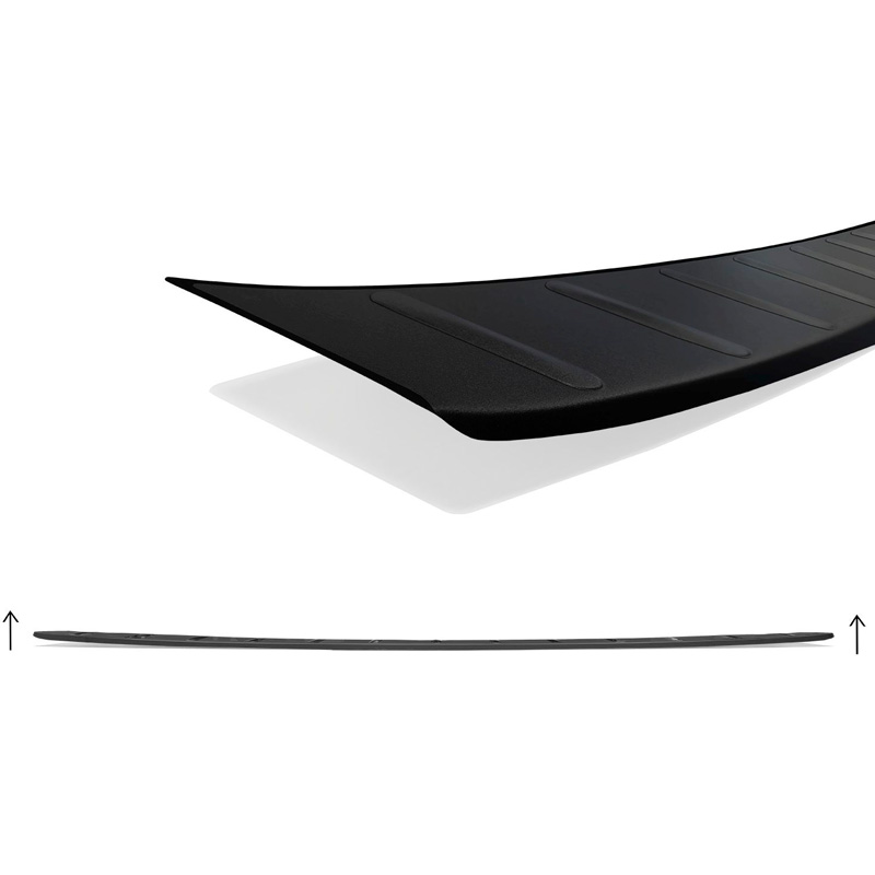 Avisa Stainless Steel Rear Bumper Protector  Volkswagen Tayron 2024- - Matt Black