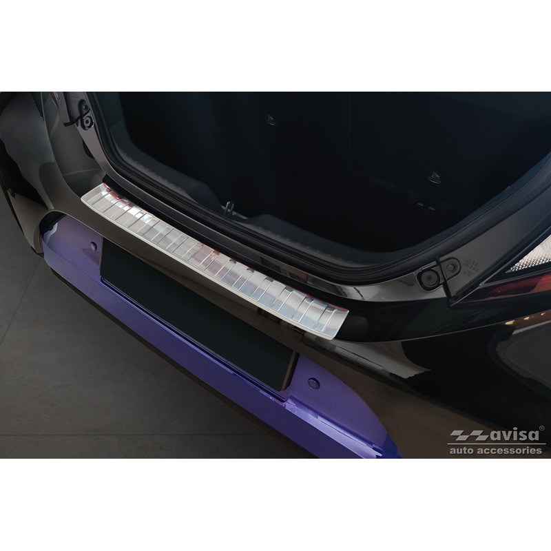 Stainless Steel Rear bumper protector  Toyota Aygo X 2022- 'Ribs'