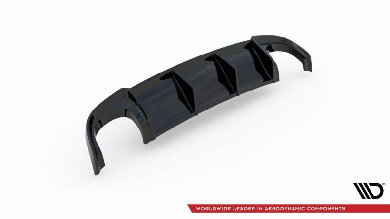 Diffuser passend voor Audi RS4 B7 Maxton Glans Zwart