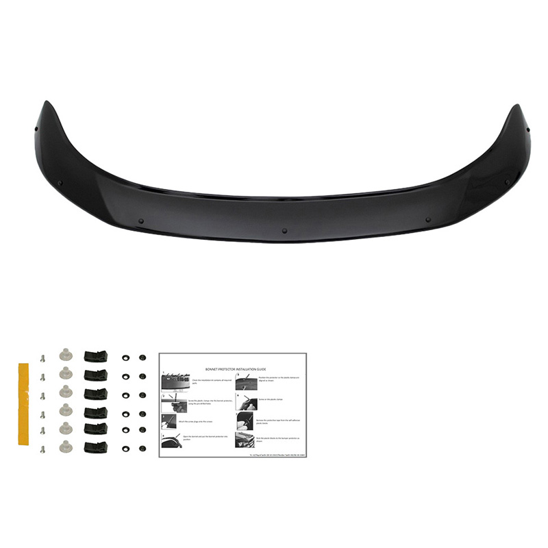 Bonnet Protector  Mitsubishi L200 Triton 6 2019- - Gloss black