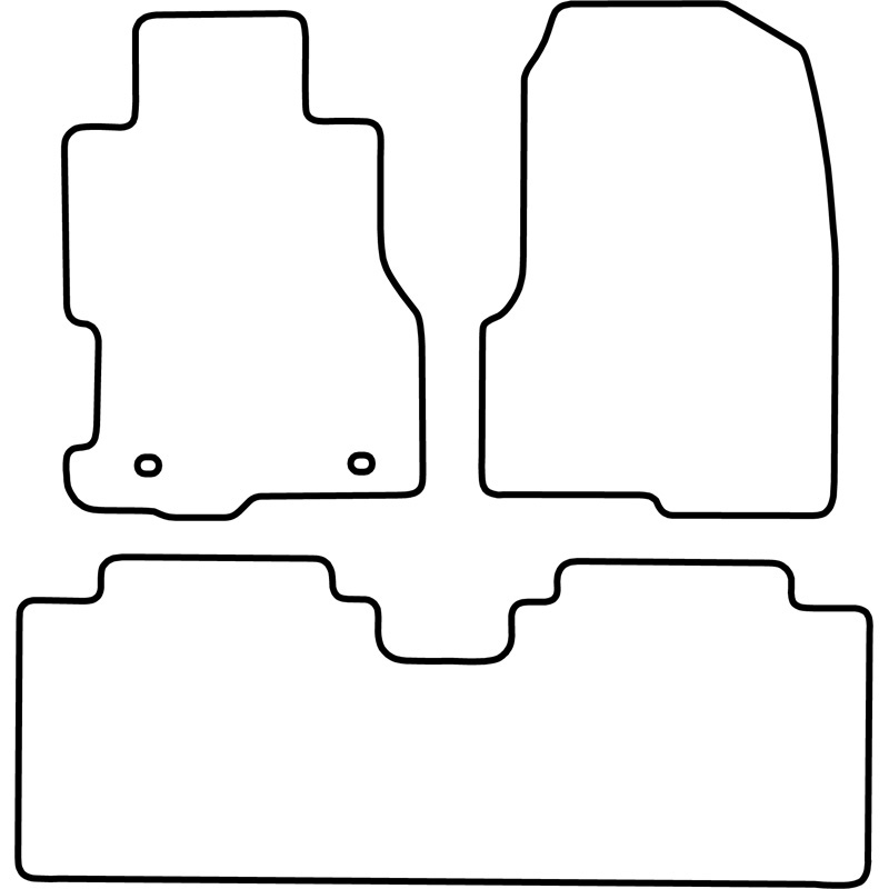 Set velour car mats  Honda Civic 5 doors 2001-2004