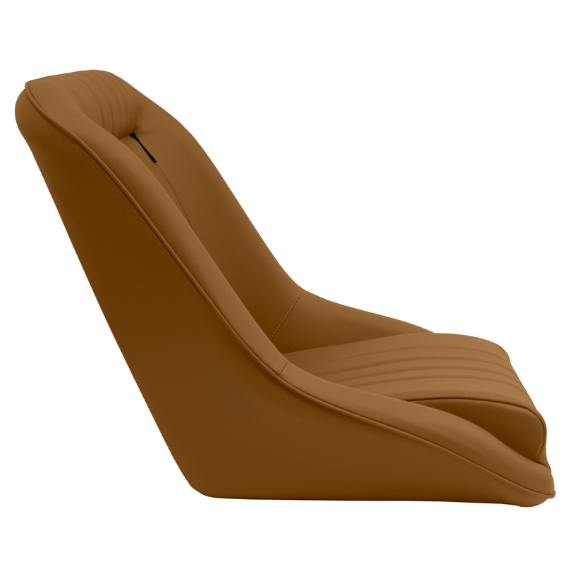Sport seat 'Classic' - Beige Synthetic leather - Non-reclinable back-rest - incl. slides
