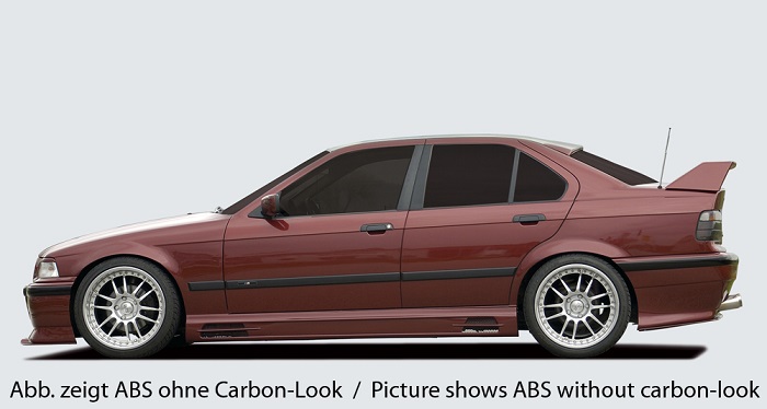 Sideskirts BMW E36 ABS Carbon-look Rieger