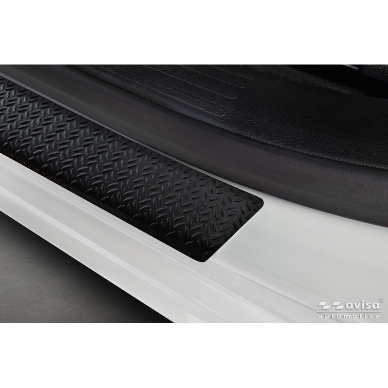 Aluminium door sill protectors 'Riffled Plate'  Toyota Proace Verso II 2016- / Opel Combo-E Life, Peugeot Partner III, Peugeot Rifter, Citroën Berlingo III, Citroën Berlingo III Multispace 2018- / Toyota Proace City, Toyota Proace City Verso 2019- & Ci