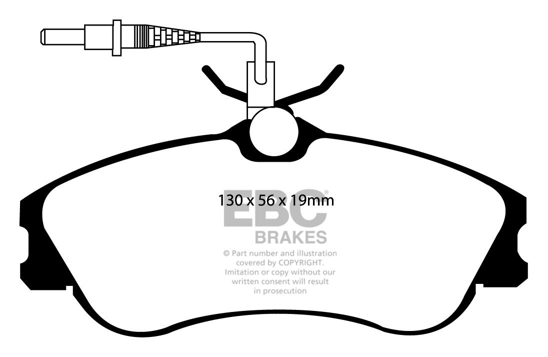 EBC Brakes CITROEN Berlingo Multispace 1.4 99-2002 Remblokken vo