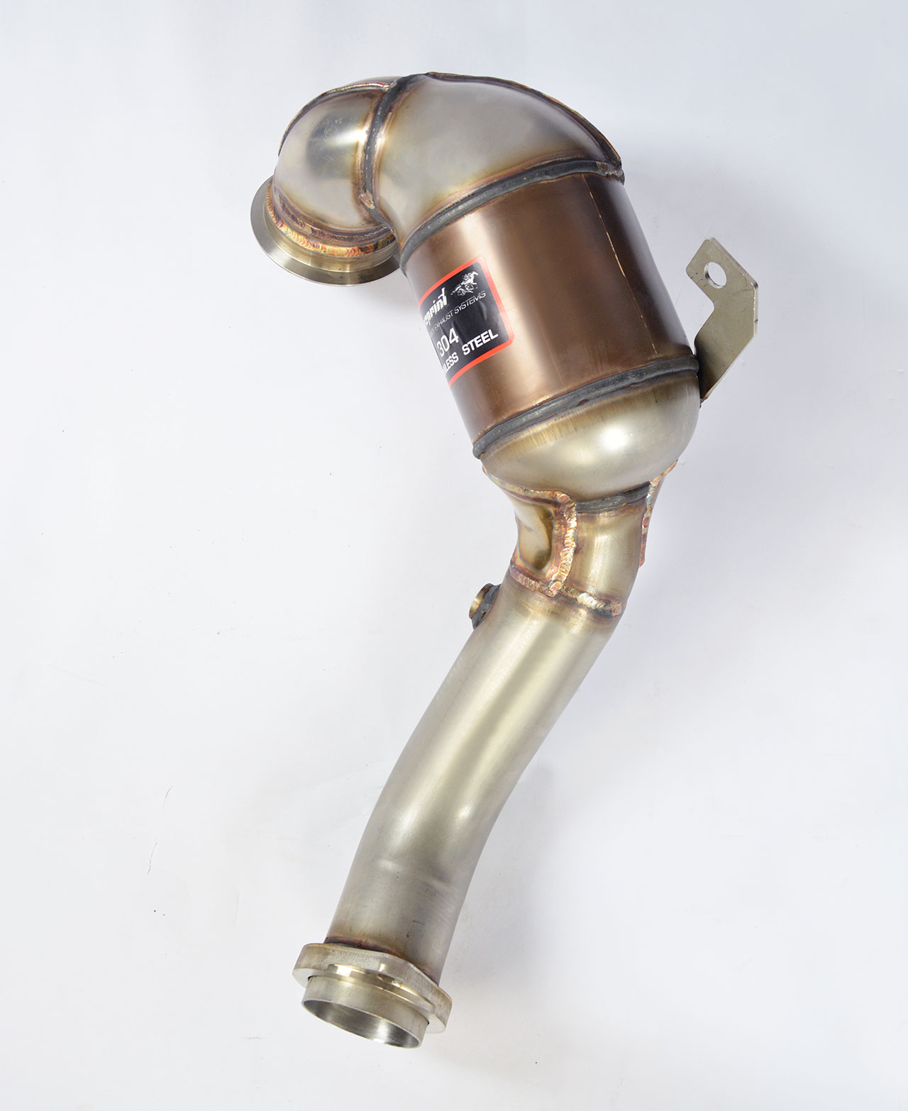 AUDI A3 8V Sedan 1.8 TFSI (180 Hp) 2013 -> 2015 Turbo downpipe kit + Metallic catalytic converter WR