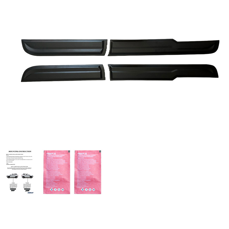 Body Cladding  Ford Ranger T9 2022- - Matt black