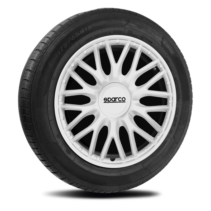 Sparco Wheel Covers Roma - 13-inch - Silver - Set of 4 pieces