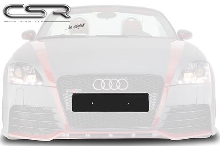 frame Front Euro kenteken plaat Front GL045, bright black Audi T
