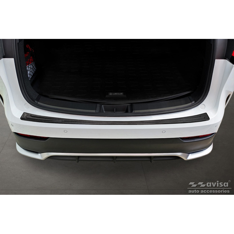 Real 3D Carbon Rear bumper protector  Lexus NX 2021- 'Ribs'