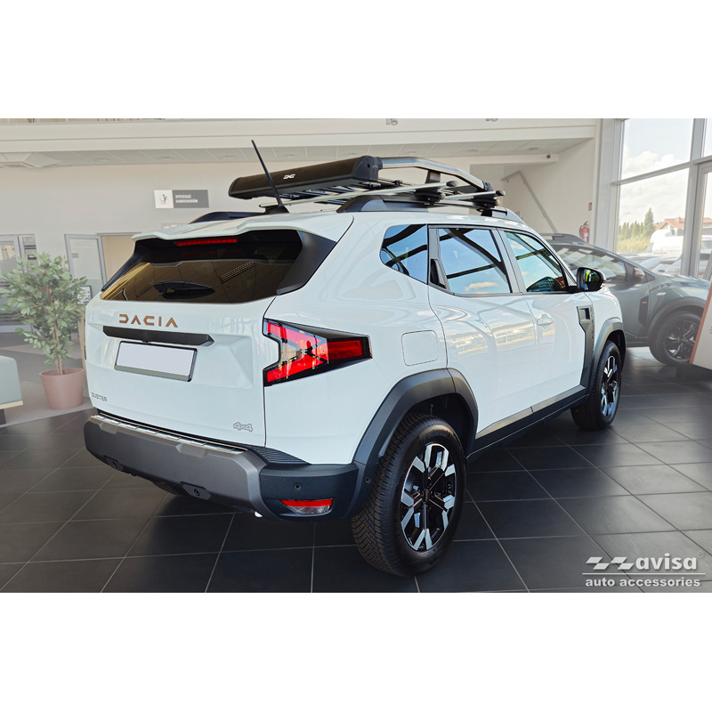 Stainless Steel Rear bumper protector  Dacia Duster III 2024- 'Ribs'