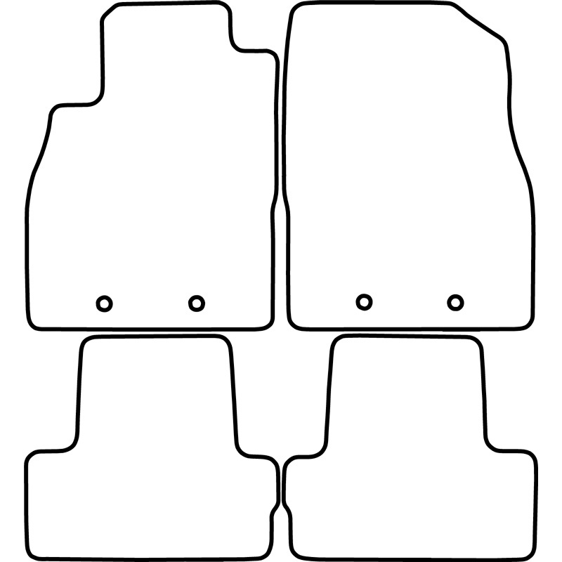 Set car mats  Opel Ampera 2012-