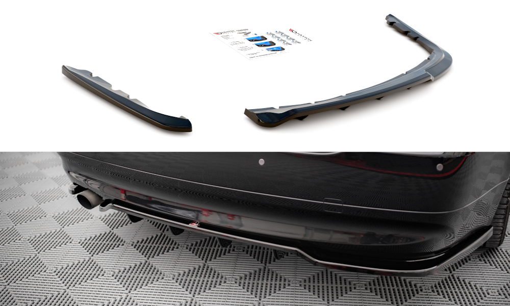 Diffuser passend voor BMW 3 Serie E90 Maxton Glans Zwart