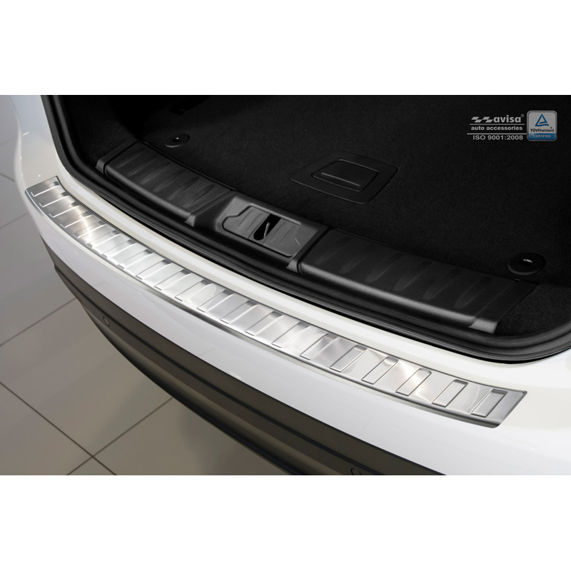 Stainless Steel Rear bumper protector  Jaguar F-Pace 2016-2020 & FL 2020- 'Ribs'