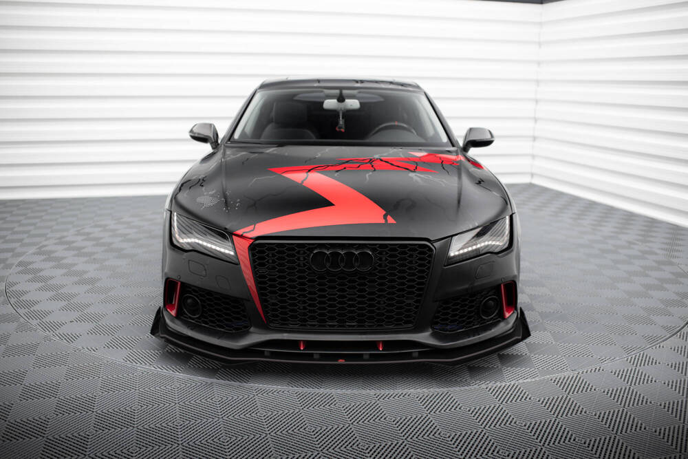 Voorspoiler passend voor Audi A7 C7 met RS7 Look Bumper Maxton Street Pro