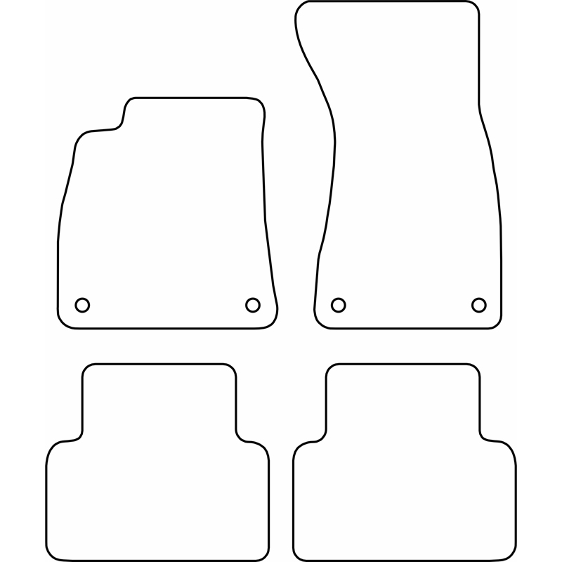 Set car mats  Audi A5 (FU5) Avant 2024-