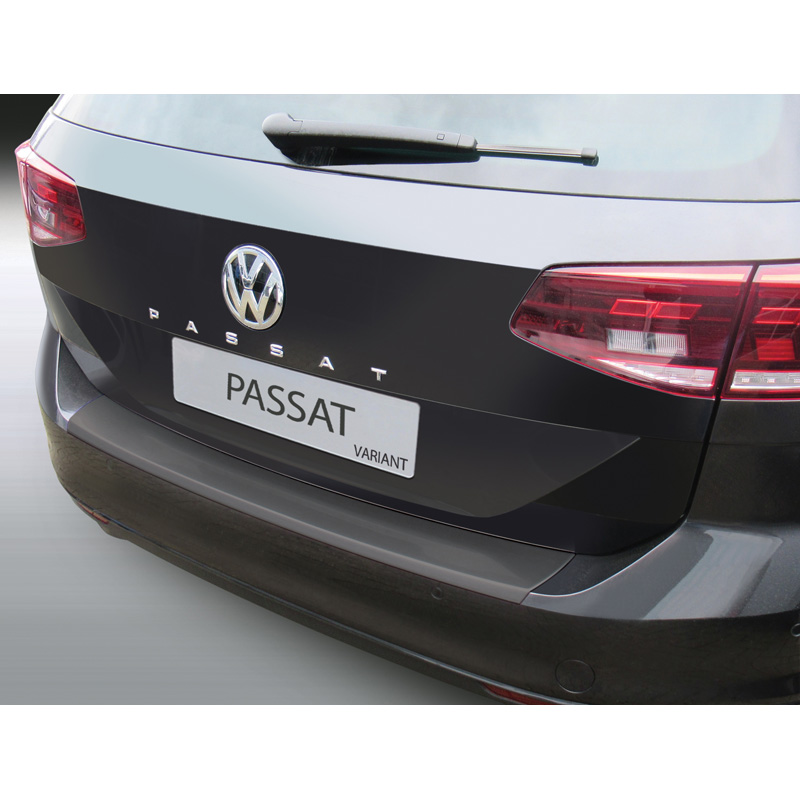 ABS Rear bumper protector  Volkswagen Passat (3G) Variant/Alltrack Facelift 2019- Black