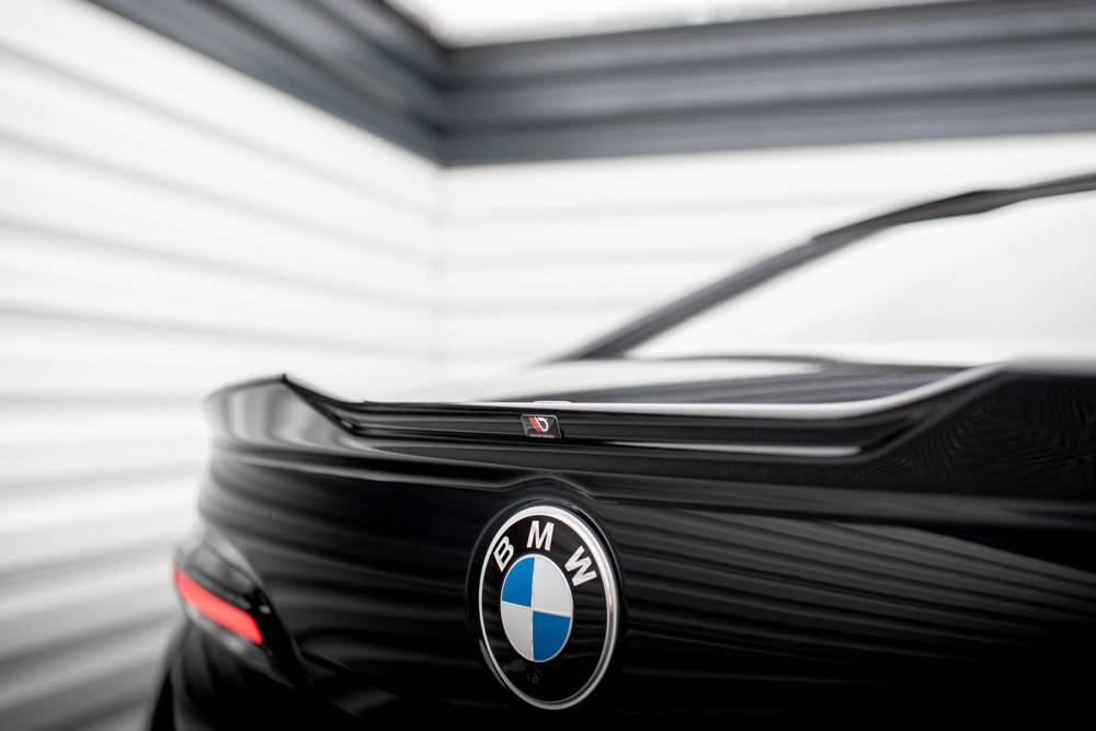 Spoiler passend voor BMW 7 Serie G70 M Pakket & M760E Maxton Glans Zwart