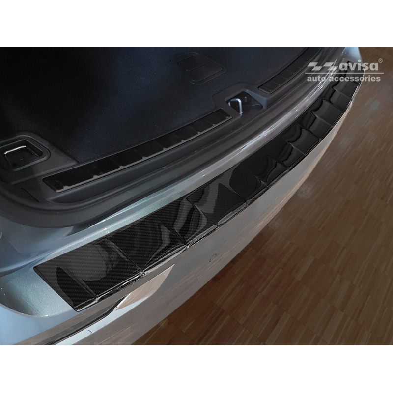 Real 3D Carbon Rear bumper protector  Volvo XC60 II 2017-2021- & FL 2021- incl. R-Design