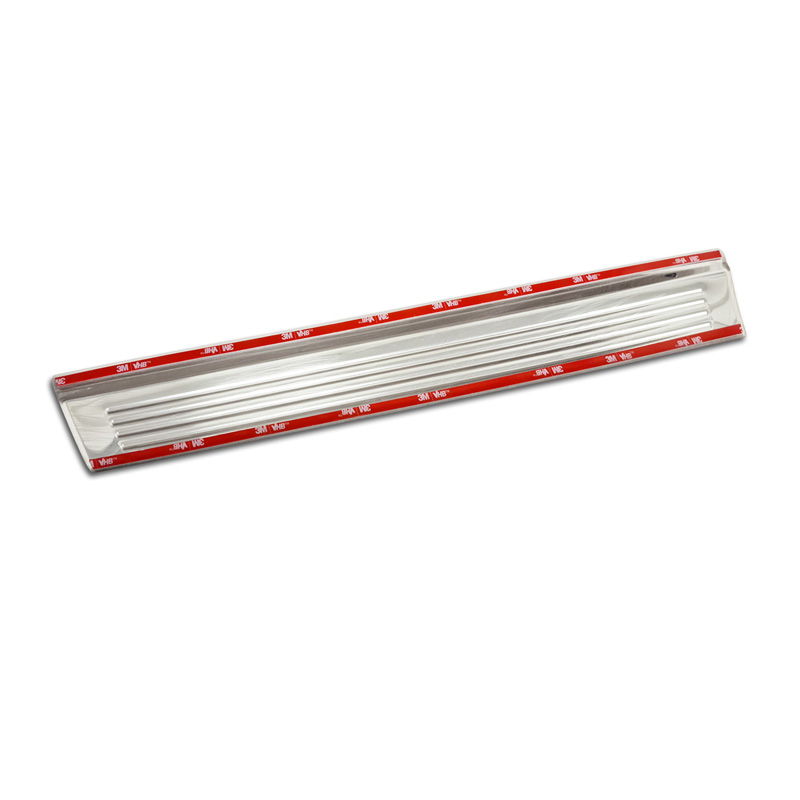 Inox door sill protectors  Honda CR-V VI (RS_) 2023- - 'Lines' - 4-pieces