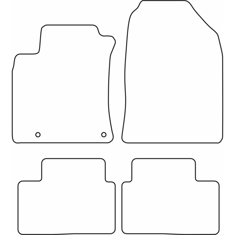 Set car mats  Kia Cee'd (CD) 2018-