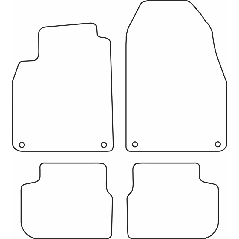 Set car mats  Saab 9-3 2003-2008