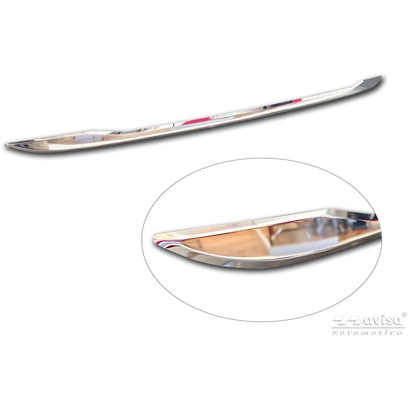 Avisa Chrome Stainless Steel Trunk Tailgate Trim Cover  Toyota Yaris (P21) 2020-2024 & Facelift 2024-