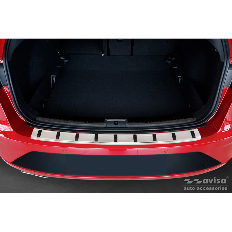 Stainless Steel Rear bumper protector  Seat Leon ST (5F) 2013-2017 & Facelift 2017-2020 'STRONG EDITION'