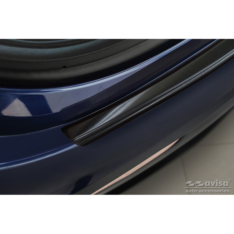 Black Stainless Steel Rear bumper protector  Tesla Model Y 2020-