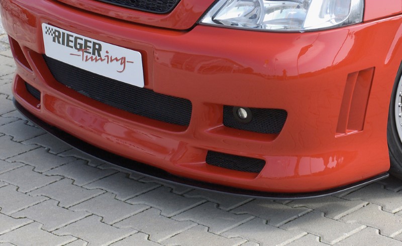 Spoilerzwaard Frontbumper Opel Astra G Rieger