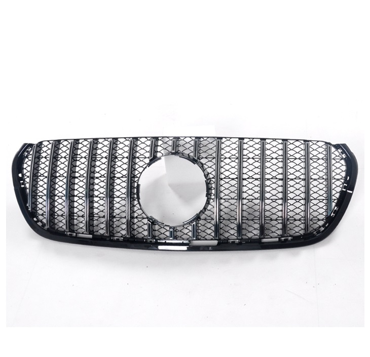 Grill passend voor Mercedes X klasse W470 GT Look Zwart/Chroom