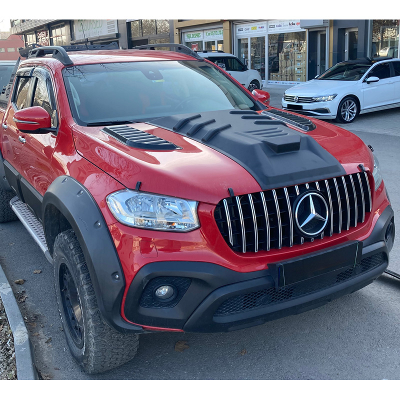 Bonnet Scoop  Mercedes X-Class W470 2017- - Matt black