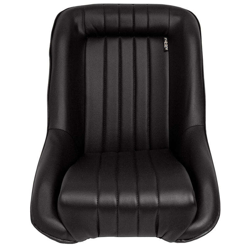 Sport seat 'Classic' - Black Synthetic leather - Non-reclinable back-rest - incl. slides