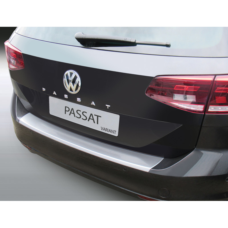 ABS Rear bumper protector  Volkswagen Passat (3G) Variant/Alltrack Facelift 2019- Silver