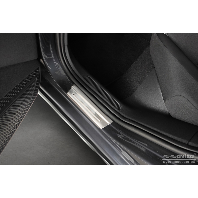 Inox door sill protectors  Volkswagen Taigo 2021- 'Exclusive Edition' - 4-pieces