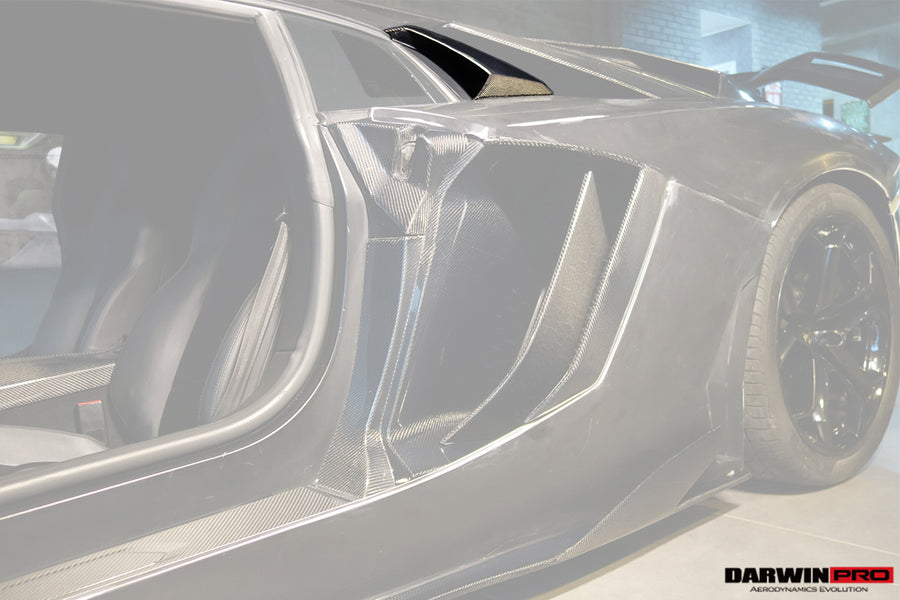Lamborghini Aventador LP700 Coupe Carbon Fiber Engine Air Intakes 2011-2016