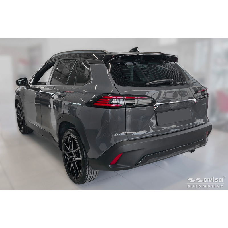 Avisa Chrome Stainless Steel Trunk Tailgate Trim Cover  Toyota Corolla Cross 2020-2025 & Facelift 2025-