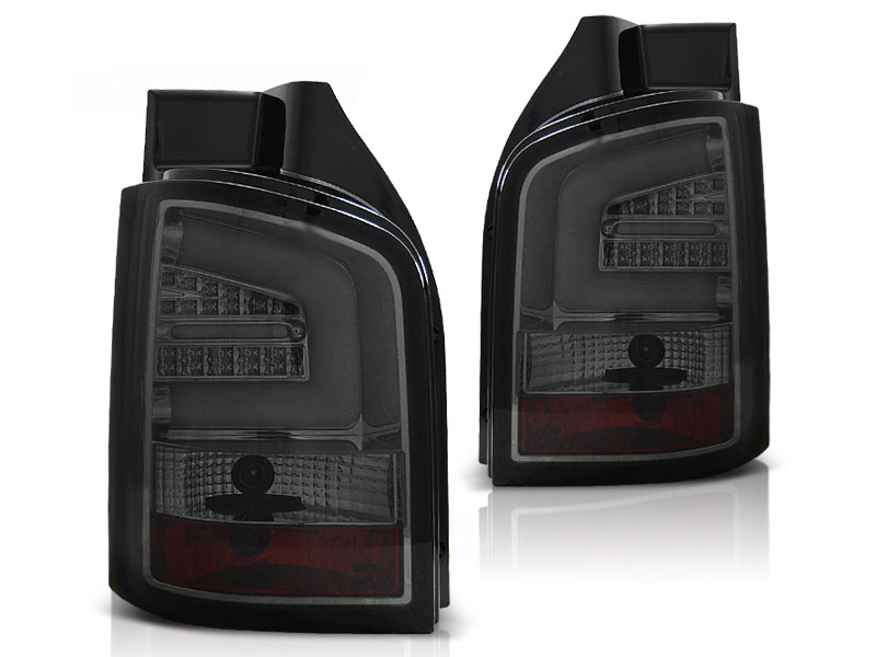 Tail Lights VW Bus T5 with Tube and LED Clear/Smoke